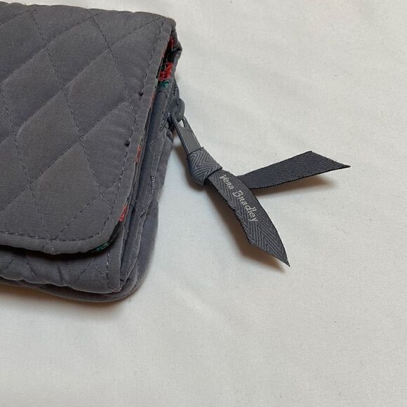 Vera Bradley RFID Wallet Crossbody Carbon Gray - Picture 5 of 8